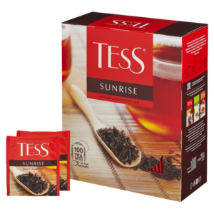 Чай Tess 100 пак SUNRISE черный