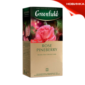 Чай Greenfield Rose Pineberry чер. 25 пак.