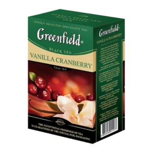 Чай Greenfield Vanilla Cranberry 100гр. (ваниль, клюква)