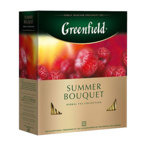 Чай Greenfield Summer Bouquet 100 пак. (малина)
