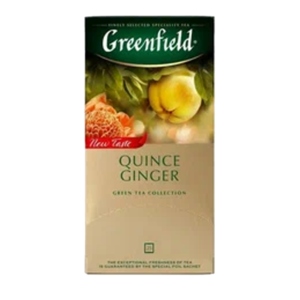 Чай Greenfield Quince Ginger (айва с имберем) зел. 25 пак.