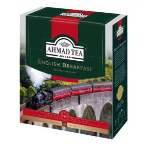 Чай Ahmad 100 пак с ярл English Breakfast (крас.полоса)