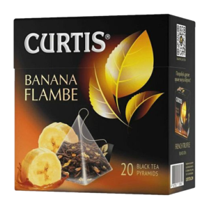 Чай Curtis 20 пир. Banana Flambe черный