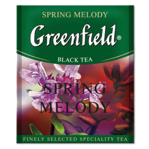 Чай Greenfield Spring Melody 100 пак. без коробки (чабрец) пакет